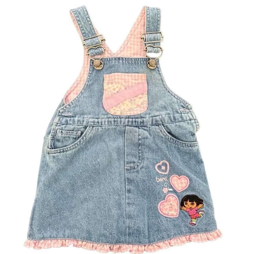 Vintage Dora the Explorer dress/overall size 18 months